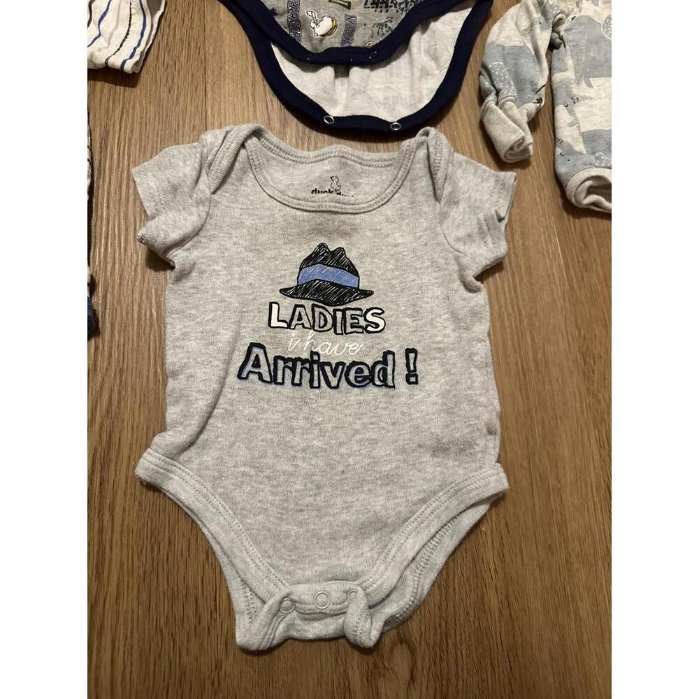 Lot Of Baby Boy Clothes 3-6 Months Grey/Blue Clothes Chargers Cherokee Duck.duck - Picture 5 of 5